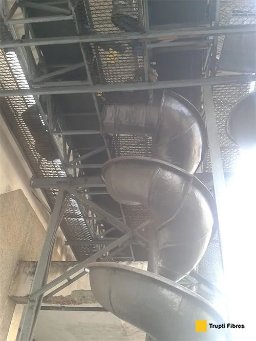 Conveyor Chute For Sugar Factory — Industrial Applications-Fibre by Trupti Industries