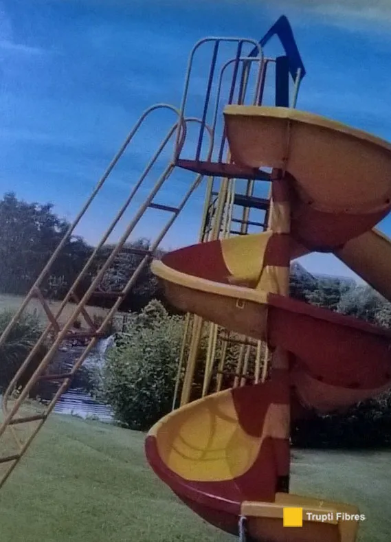 Spiral Slide — Children Park Equipment by Trupti Industries